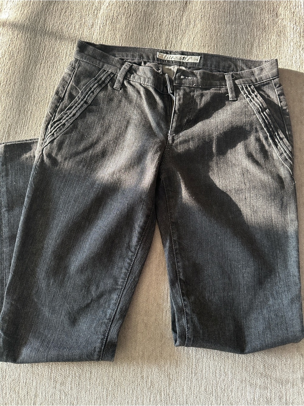 Joe's Jeans Straight-Leg Black Denim
